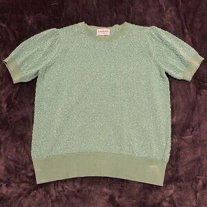 First Love Mint Green Knit Top